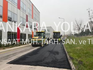 ETLİK ŞEHİR HASTANESİ ASTALDİ ve TÜRKERLER ASFALT SERİMİ